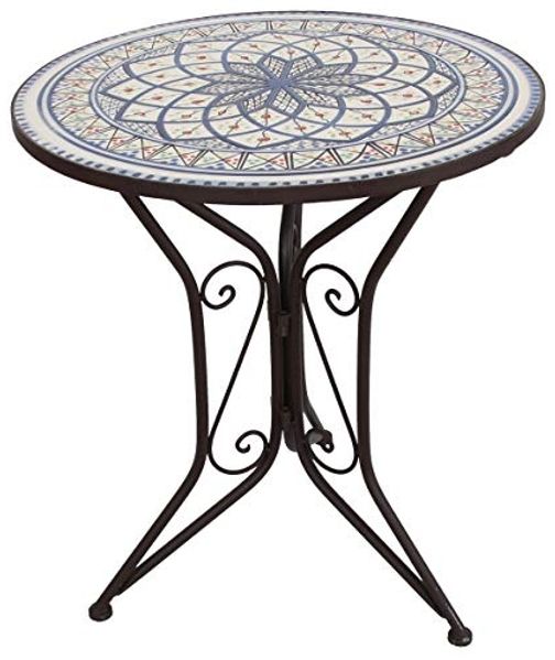 Beistelltisch Mare Mosaik Blumentisch Pflanztisch Tisch Mosaiktisch Blumenhocker