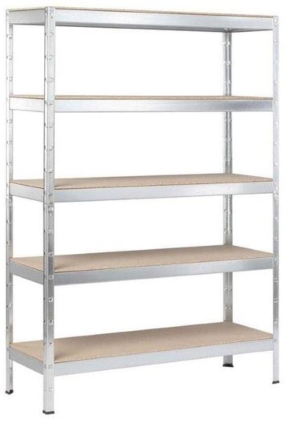 Schulte Steck- Schwerlastregal 180x90x40cm mit 5 Böden 150kg Fachlast