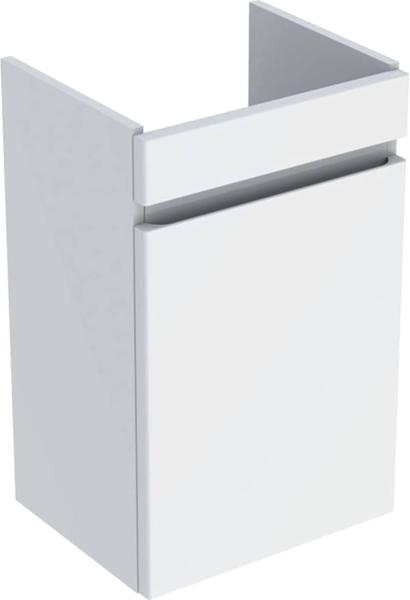 Geberit Renova Plan Unterschrank für Handwaschbecken, 1 Tür, 38,5 x 66 x 31 cm, 501902, Farbe: weiß / lackiert hochglänzend - 501.902.01.1