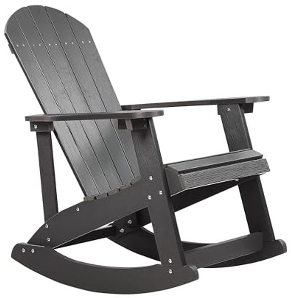 Garten-Schaukelstuhl ADIRONDACK Dunkelgrau