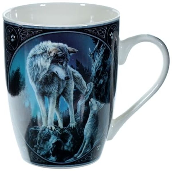 Puckator Tasse Lisa Parker - Wolf mit Welpe Kaffeebecher
