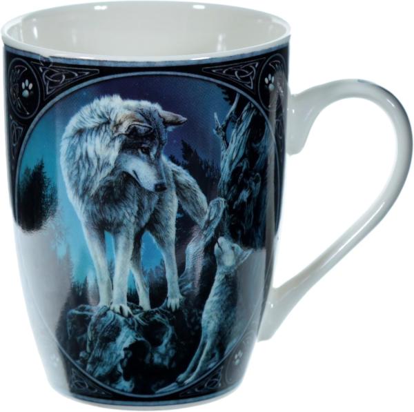 Puckator Tasse Lisa Parker - Wolf mit Welpe Kaffeebecher