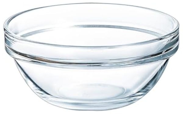 Luminarc 15018 Empilable Salatschälchen / Schüssel, Glas, stapelbar, Ø 9 cm, klar
