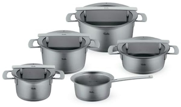 Fissler Topf-Set Topf-Set 5-tlg. Phi Collection edelstahl