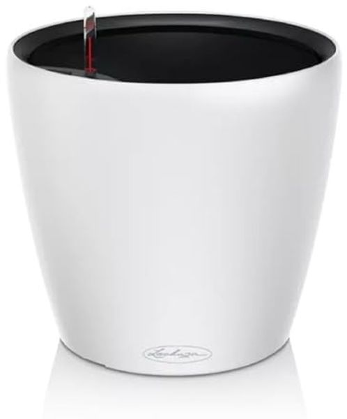 Lechuza® Pflanzkübel Blumentopf Classico Color LS 21 weiß (Komplettset)