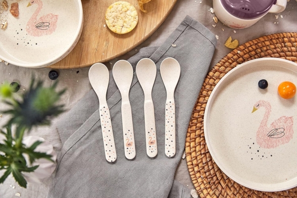 Lässig Kinderlöffel 4er Set Little Water Schwan Bild 2