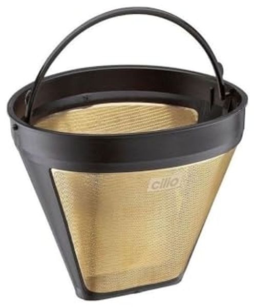Cilio Gold-Kaffeefilter Größe 4