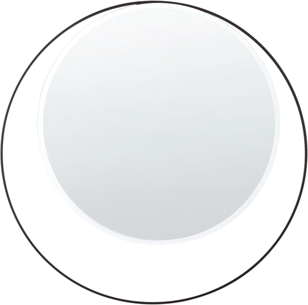 Wandspiegel schwarz ø 50 cm AGDE