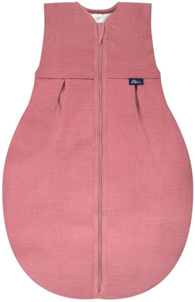 Alvi 4-Season Mull-Schlafsack 4-Jahreszeiten Schlafsack Babyschlafsack Kinderschlafsack ohne Ärmel (110 cm, Fox Glove)