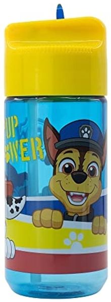 Storline Trinkflasche Paw Patrol für Kinder 430 ml mit praktischem Strohhalm