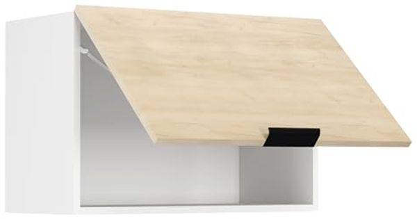 VCM Küchenmöbel Hängeschrank Fasola 919328 Weiß / Honig-Eiche H. 40 x B. 60 x T. 31 cm