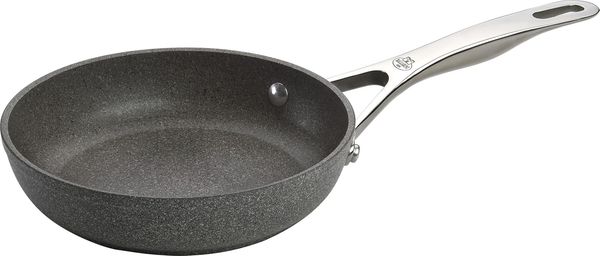 Ballarini 'Salina' Bratpfanne und Pfannenwender, Aluminium schwarz, 20 cm