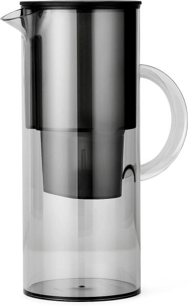 Stelton EM Wasserfilterkanne 2,0 L. - smoke, Designer Karaffe, Ø 10,5cm Höhe 23,3cm, 1310-10