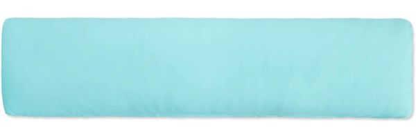 Traumschlaf Basic Single Jersey Seitenschläferkissen Bezug|40x200 cm| hellblau
