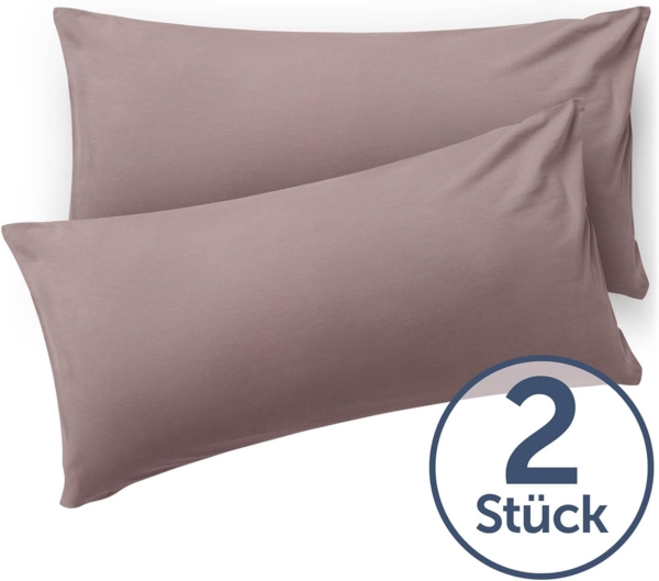 Blumtal Kissenbezüge aus gebürstetem Mikrofaser-Gewebe - Oeko-TEX zert. Kissenbezüge, (2 Stück), mit Reißverschluss oder Verschlusslasche Bild 2
