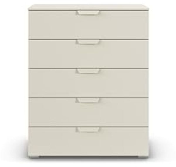 rauch Aditio Box, Kommode, 5 Schubladen, mit Softclose-Funktion, Farbe Beige, BxHxT 80x100x43cm Bild 5