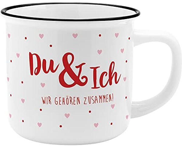 Tasse Becher Kaffeetasse Bürotasse Lieblingsbecher Sheepworld DU & ICH 47518