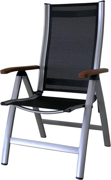 Sun Garden Alu Sun Star Comfort Klappsessel - silber