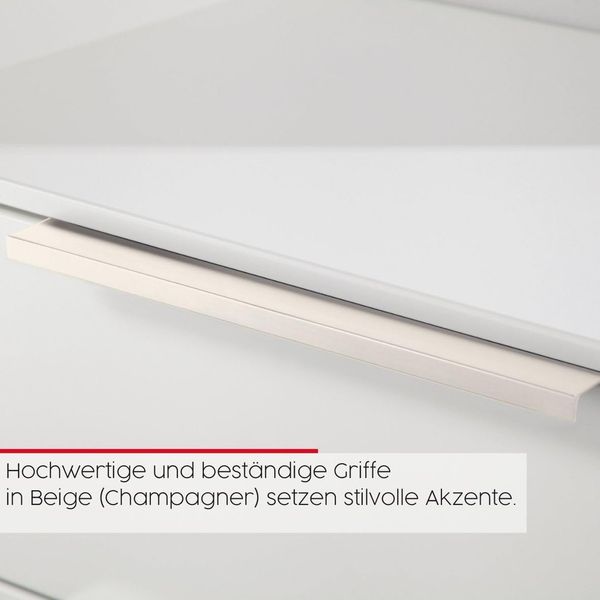 rauch Schubkastenkommode Kommode Türkommode Sideboard Kombikommode FLIPP (Breite 200 cm mit 2 Einlegeböden), 3-türig mit 3 Schubladen und Soft-Close-Funktion Bild 7