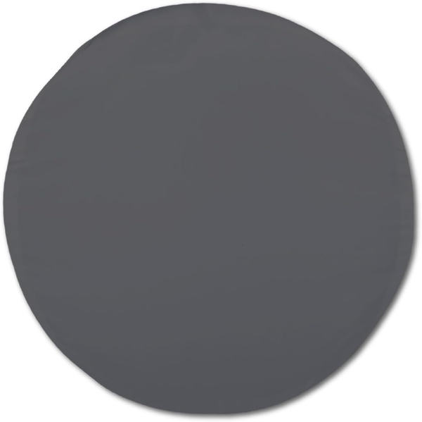 Kissenhülle Dekokissen Kissenbezug Microfaser - viele Größen und Farben Anthrazit Ø 50 cm