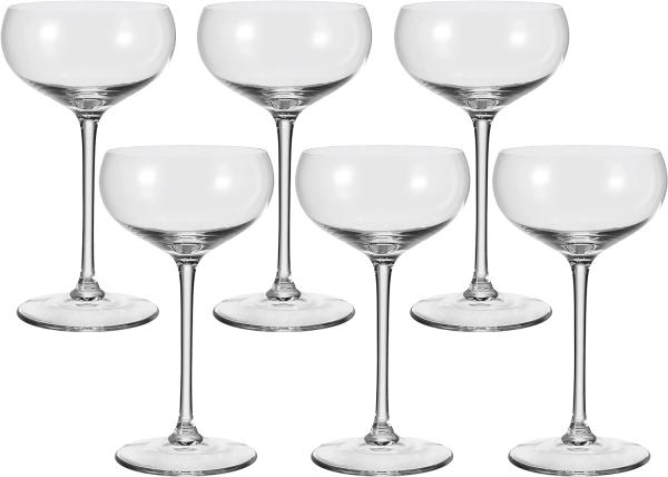 LEONARDO Sektglas CHEERS, Kristallglas, 315 ml, 6-teilig