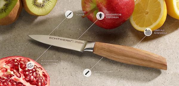 Echtwerk 'Classic Edition' Schälmesser, Edelstahl natur, 9 cm Bild 7