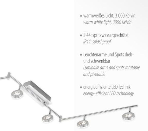 Paul Neuhaus Deckenleuchte, aluminium matt 6787-96 Bild 5