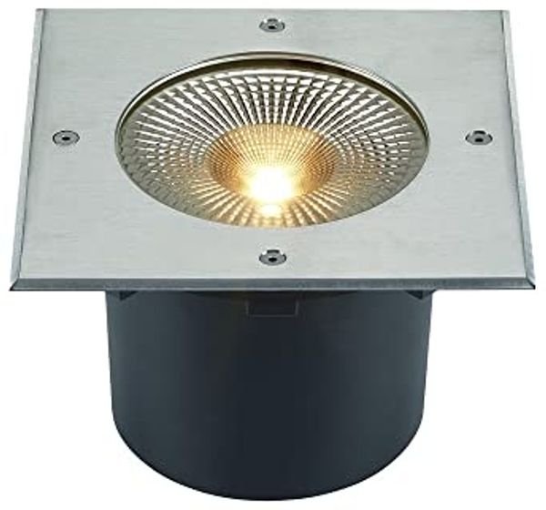 SLV 1006105 ROCCI 200 EL eckig Bodeneinbauleuchte schwarz 16W 3000K 120°