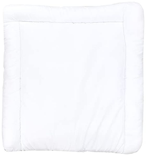 TupTam Baby Wickeltischauflage mit Baumwollbezug Gemustert, Farbe: Grau Gesteppt, Größe: 70x70 cm Bild 5