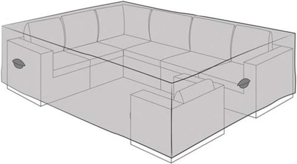 Wetterfeste Schutzhülle Abdeckung L für Gartenmöbel Lounge Set 300 x 200 x 75 cm