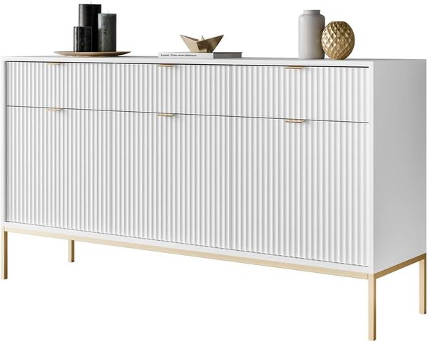 Lookway Kommode CORTADO GOLD KSZ154 mit Schubladen 154 cm, Breite 154 cm