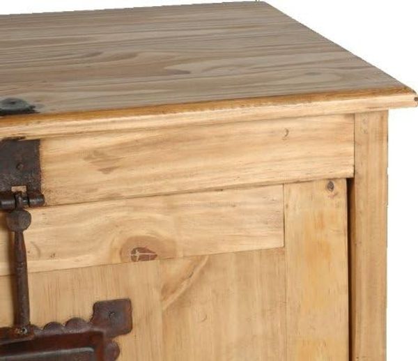 MiaMöbel Mexico Truhe / Nachttisch Massivholz Pinie Landhaus Mexiko Möbel Mexikanisch Bild 2