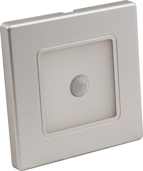 LED-Wand-Einbauleuchte McShine ''LWE-86SB'' 2W, 150lm, warmweiß, silberner Rahmen