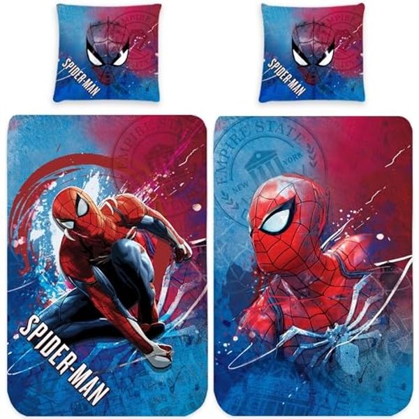 Bettwäsche Spiderman Far From Home Linon / Renforce