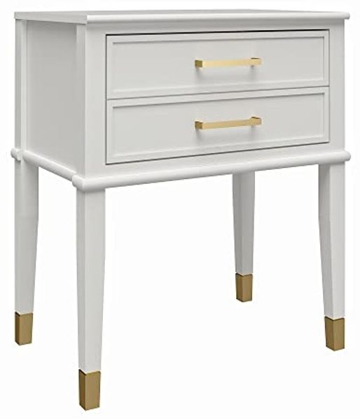loft24 Beistelltisch Westerleigh, Beistellschrank, Nachttisch, Nachtschrank mit Schublade, Breite 60 cm