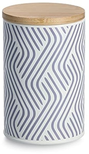 Vorratsdose mit Bambusdeckel, lila - 1000ml, Ø 10,5cm