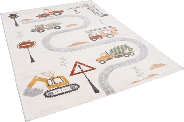 Pergamon Kinderteppich Kinder Teppich Maui Kids Baustelle, Rechteckig, Höhe: 13 mm Bild 3