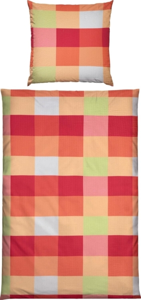 Erwin Müller Bettwäsche Bettwäsche, Seersucker, Karo Bild 1