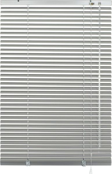 Aluminium-Jalousie 25 mm Silber - 95 x 220 cm
