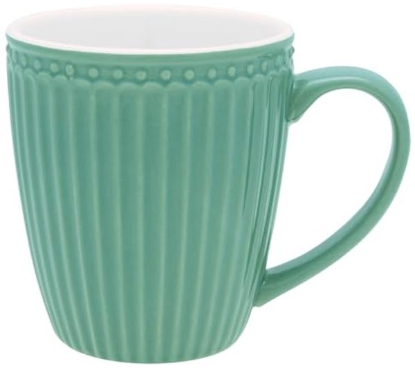 Greengate Alice Becher mit Henkel dusty green 0,4 l