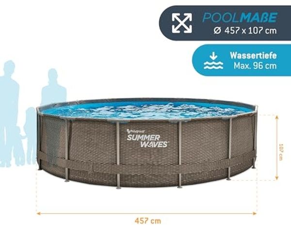 Summer Waves Active Frame Pool | Aufstellpool rund Bild 7