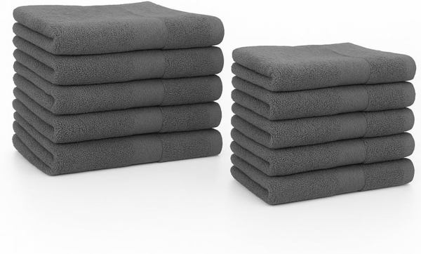 Betz Gästehandtücher 10 tlg. Gästehandtücher-Set PREMIUM 100 % Baumwolle 30x50cm, 100% Baumwolle (10-St)