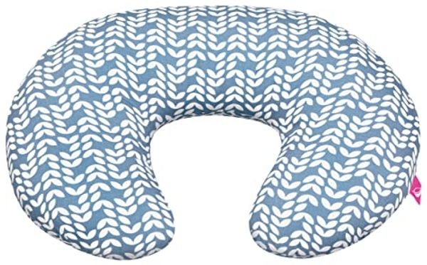Motherhood Stillkissen Basic, abnehmbarer Bezug, ergonomisch geformt, 100% Baumwolle, Stillkissen klein, Stilkissen Baby
