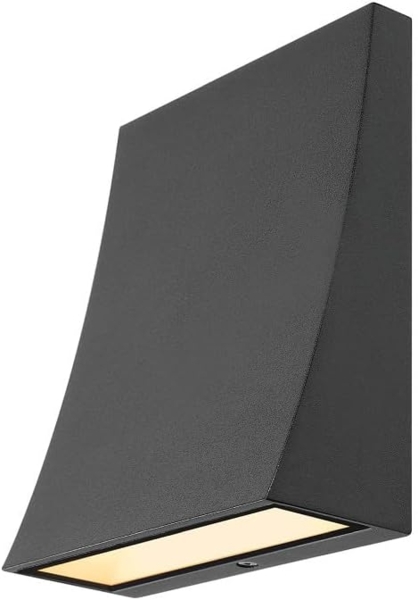 SLV No. 1000342 DELWA WIDE LED Outdoor Wandleuchte 3000K 100° anthrazit IP44