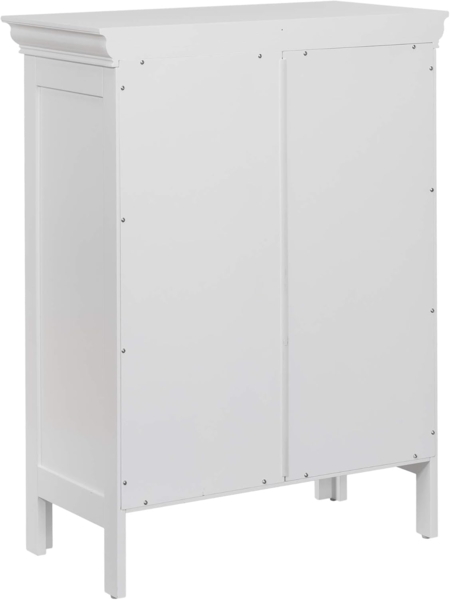 Teamson Home Stratford Badezimmerbodenschrank weiße ELG-676 mit 2 Regalen Bild 6