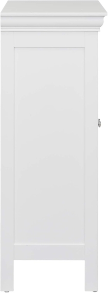 Teamson Home Stratford Badezimmerbodenschrank weiße ELG-676 mit 2 Regalen Bild 7