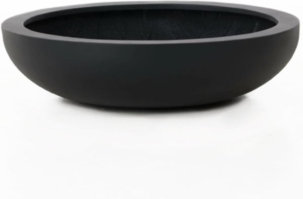 VIVANNO Pflanzschale Fiberglas PLANA Schale - Anthrazit Matt (1 St), 34x9 cm
