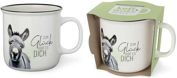Kult-Becher Kaffeetasse Kaffee Tee Tasse 0,25l Geschenk la vida Esel 9048041