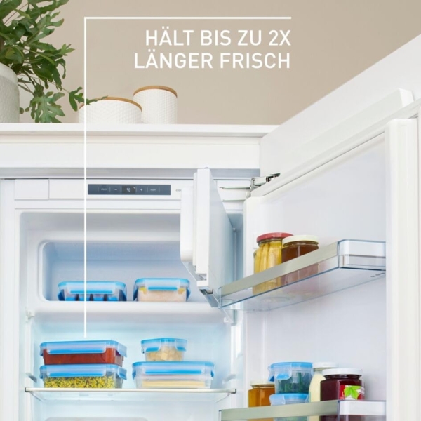 EMSA 'CLIP & CLOSE' Frischhaltedosen 5er- Set, Polypropylen Blau Transparent Bild 6