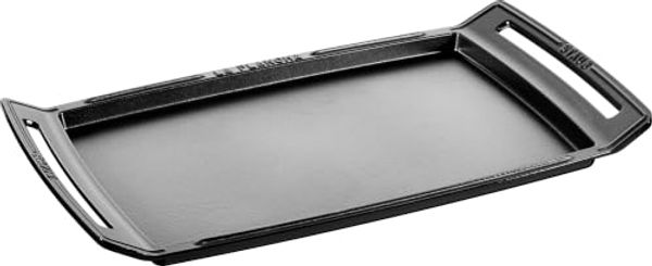 Staub Plancha induktionsgeeignet Gusseisen schwarz 38 cm
